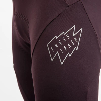 Fresh Trash Men[39]s Signature Thermo Bib Pants Port Red pánské cyklokalhoty
