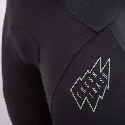 Fresh Trash Ft Mens Signature Thermo Bib Pants True Black pánské cyklokalhoty