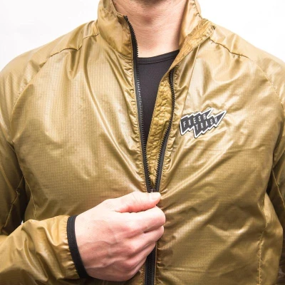 Fresh Trash FT MEN[39]S UP PARACHUTE JACKET GOLDEN pánská větrovka