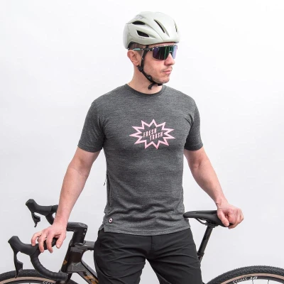 Fresh Trash FT MEN’S MERINO TENCEL JERSEY GRAY pánský dres