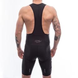 Fresh Trash Mens Signature Bib Shorts True Black pánské cyklošortky