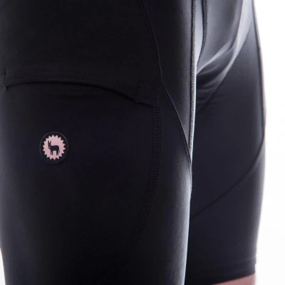 Fresh Trash Mens Signature Bib Shorts True Black pánské cyklošortky