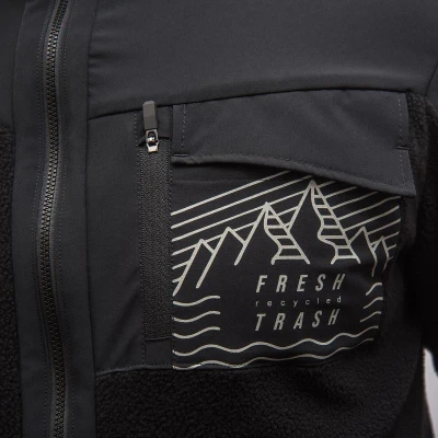 Fresh Trash FT UNISEX FLEECE JACKET BLACK pánská bunda