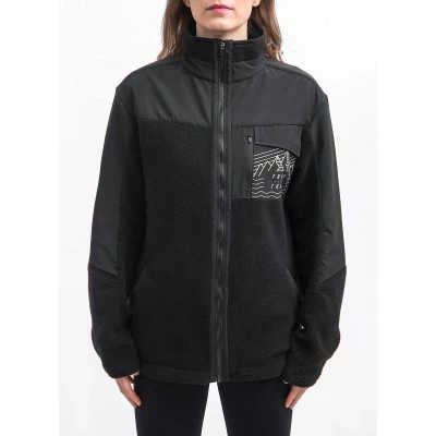 Fresh Trash FT UNISEX FLEECE JACKET BLACK pánská bunda