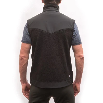 Fresh Trash FT UNISEX FLEECE VEST BLACK pánská vesta