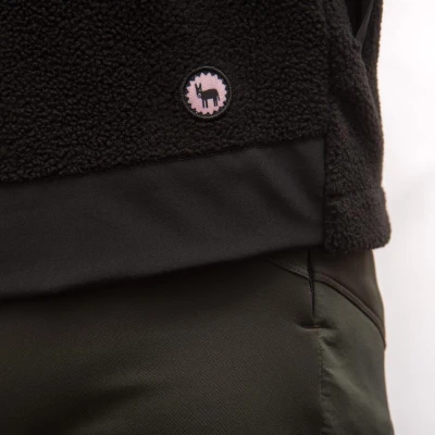 Fresh Trash FT UNISEX FLEECE VEST BLACK pánská vesta