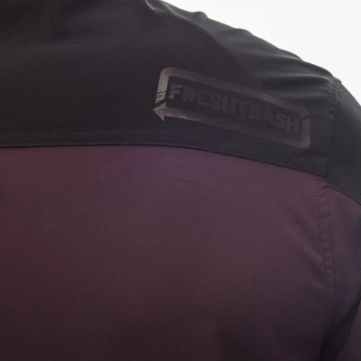 Fresh Trash FT UNISEX RIDER LONG SLEEVE SHIRT WINE RED/BLACK pánská košile