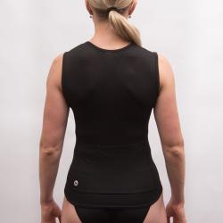 Fresh Trash Women[39]s Convert Jersey No Sleeve True Black dámský nátělník