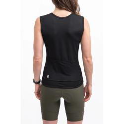 Fresh Trash Women[39]s Convert Jersey No Sleeve True Black dámský nátělník