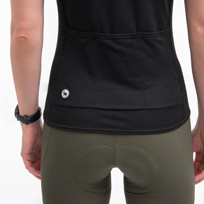 Fresh Trash Women[39]s Convert Jersey No Sleeve True Black dámský nátělník