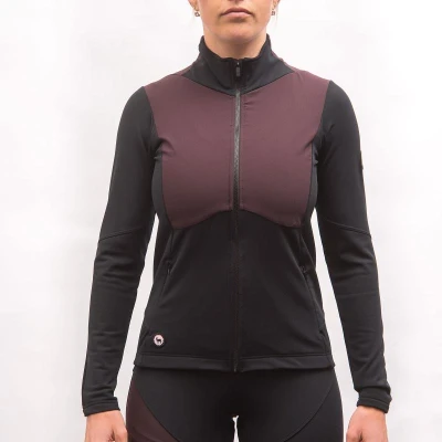 Fresh Trash FT WOMEN[39]S CROSS POINT HYBRID JACKET TRUE BLACK/PORT RED dámská bunda