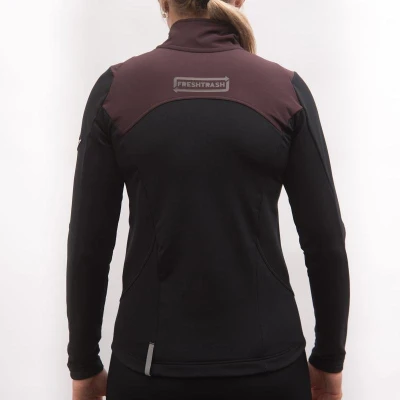Fresh Trash FT WOMEN[39]S CROSS POINT HYBRID JACKET TRUE BLACK/PORT RED dámská bunda