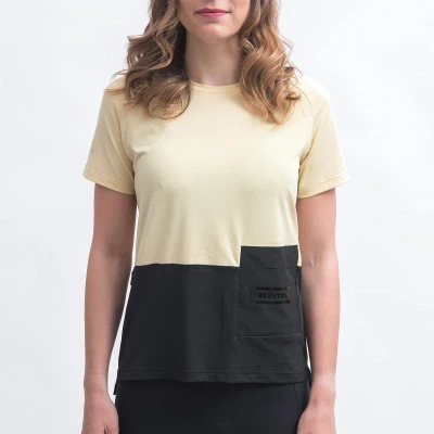 Fresh Trash WOMEN[39]S HORIZON POCKET SAND/BLACK dámský cyklodres