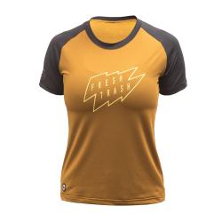 Fresh Trash Women's Horizon Short Sleeve Tee Golden/black dámské tričko Fresh Trash Women's Horizon Short Sleeve Tee Golden/black dámské tričko