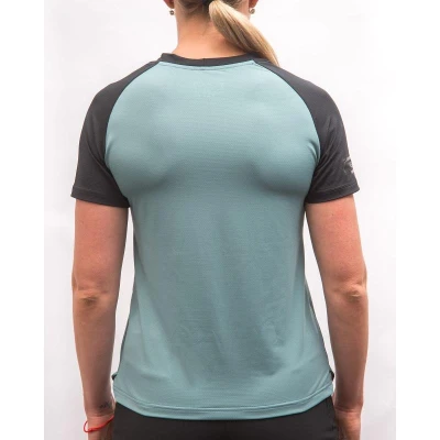 Fresh Trash Women[39]s Horizon Short Sleeve Tee Mint/black dámské tričko