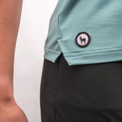 Fresh Trash Women[39]s Horizon Short Sleeve Tee Mint/black dámské tričko