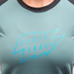 Fresh Trash Women[39]s Horizon Short Sleeve Tee Mint/black dámské tričko