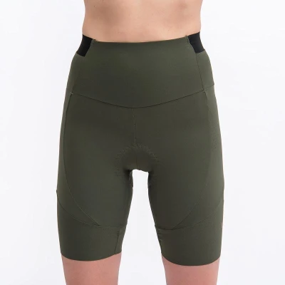 Fresh Trash Women[39]s Signature Shorts Olive Green dámské cyklošortky