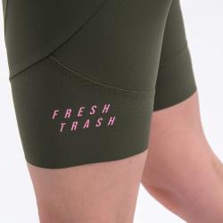 Fresh Trash Women[39]s Signature Shorts Olive Green dámské cyklošortky