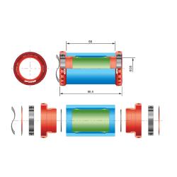 FSA středové složení Bb386 Evo/bsa68 Mm
