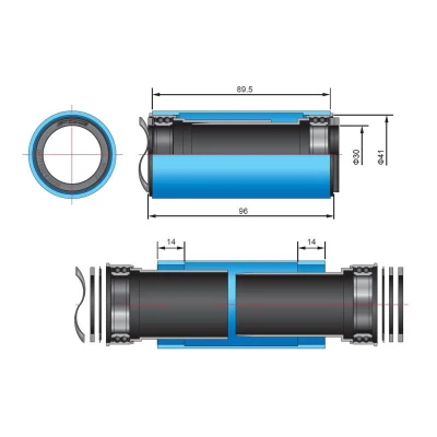 FSA středové složení Pressfit Bb392evo/pf92