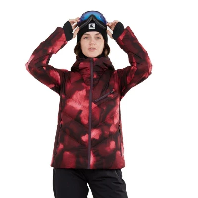 Fundango Elyra Padded Jacket-293-pomegranate dámská lyžařská bunda