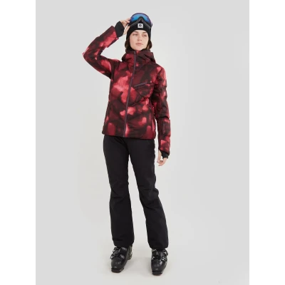 Fundango Elyra Padded Jacket-293-pomegranate dámská lyžařská bunda