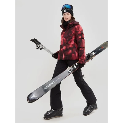 Fundango Elyra Padded Jacket-293-pomegranate dámská lyžařská bunda