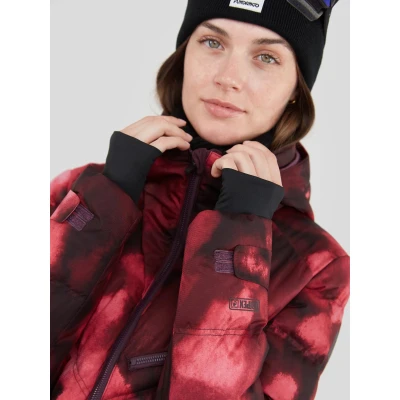 Fundango Elyra Padded Jacket-293-pomegranate dámská lyžařská bunda