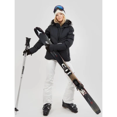 Fundango Galena Softshell Pants-100-white dámské lyžařské softshellové kalhoty