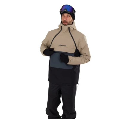 Fundango Hydra ECO Anorak-755- steel pánský lyžařský anorak