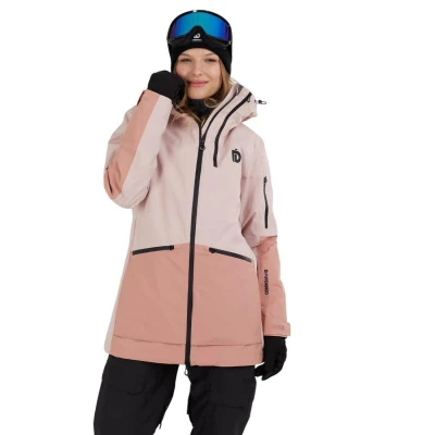 Fundango Nashua ECO 3L Allmountain Jacket-385- mauve dámská lyžařská bunda