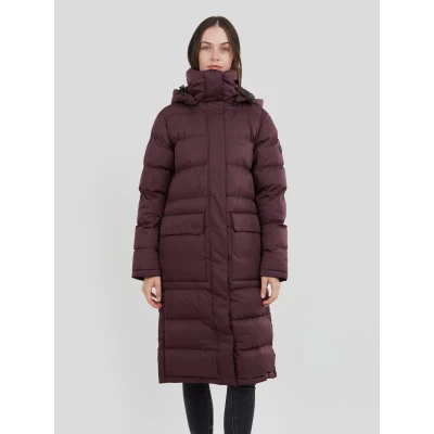 Fundango Sabina Padded Jacket-398-aubergine dámská zimní bunda