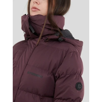 Fundango Sabina Padded Jacket-398-aubergine dámská zimní bunda
