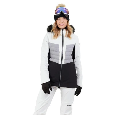 Fundango Salina Padded Jacket-100-white dámská lyžařská bunda