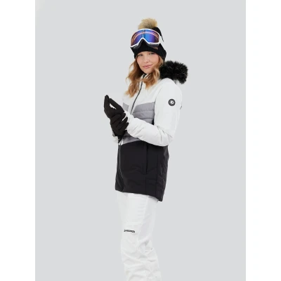 Fundango Salina Padded Jacket-100-white dámská lyžařská bunda