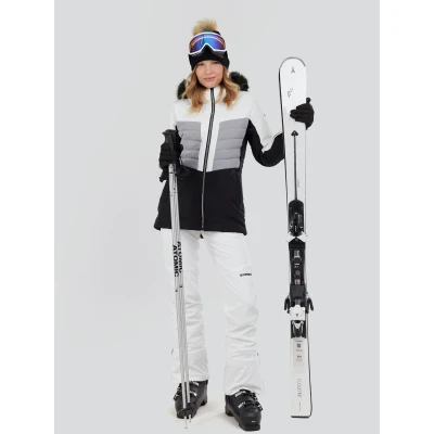 Fundango Salina Padded Jacket-100-white dámská lyžařská bunda