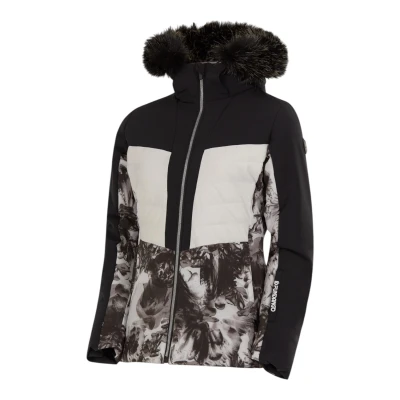 Fundango Salina Padded Jacket-982- grey glacier dámská lyžařská bunda