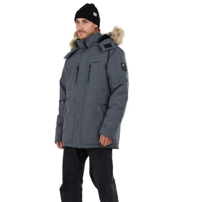 Fundango Spirit Parka Jacket-745-grey heather pánská zimní parka