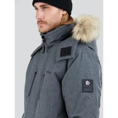 Fundango Spirit Parka Jacket-745-grey heather pánská zimní parka