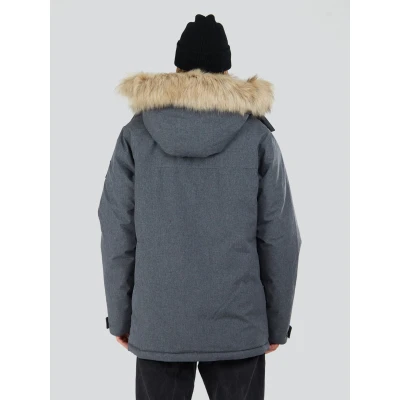 Fundango Spirit Parka Jacket-745-grey heather pánská zimní parka