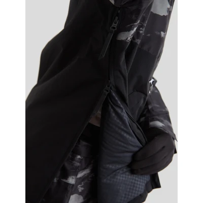 Fundango Tilbury Logo Anorak-893-black camouflage pánský lyžařský anorak