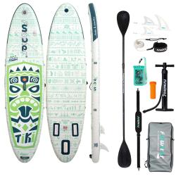 Funwater SUP SUPFW05D Tiki 3,2m (zelená) paddleboard set