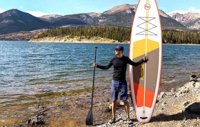 Funwater SUP SUPFW69B 3,35m (oranžovo-bílá) paddleboard set