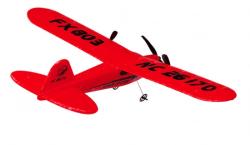 FX PIPER J-3 CUB RC letadlo 2 kanály 2,4 GHz červená