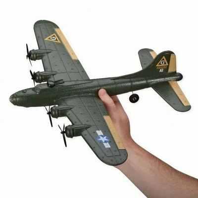 FX Boeing B-17 Flying Fortress RTR zelený 360mm RC model letadla