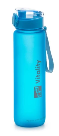 G21 Láhev na pití, 1000 ml, modrá-zmrzlá G21 Láhev na pití, 1000 ml, modrá-zmrzlá