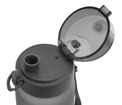 G21 Láhev na pití, 1000 ml, šedá-zmrzlá