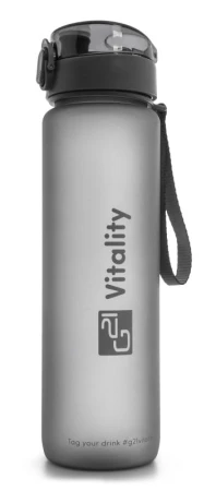 G21 Láhev na pití, 1000 ml, šedá-zmrzlá