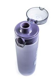 G21 Láhev na smoothie/juice, 600 ml, šedá-zmrzlá (VÝPRODEJ)